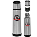 25 oz. Black Band Stainless Steel Vacuum Flasks